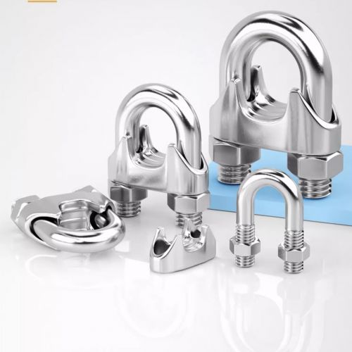 TIG 啟思工業 白鐵鋼索夾 304鋼夾 鋼夾 另售:白鐵鋼索 包膠鋼索 白鐵伸縮器 白鐵吊環 吊帽