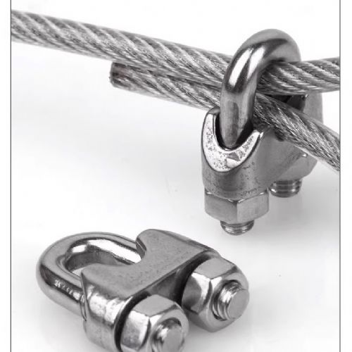 TIG 啟思工業 白鐵鋼索夾 304鋼夾 鋼夾 另售:白鐵鋼索 包膠鋼索 白鐵伸縮器 白鐵吊環 吊帽