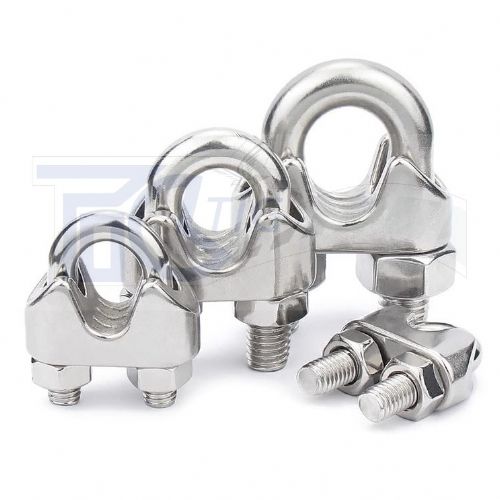 TIG 啟思工業 白鐵鋼索夾 304鋼夾 鋼夾 另售:白鐵鋼索 包膠鋼索 白鐵伸縮器 白鐵吊環 吊帽