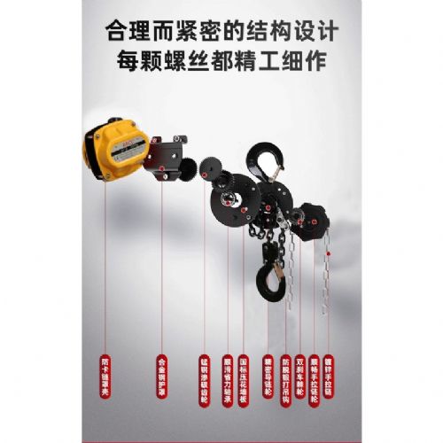 TIG 啟思工業 250KG 手拉吊車,/手搖吊車/鍊條吊車/ 配合吊帶 ,鋼索使用/