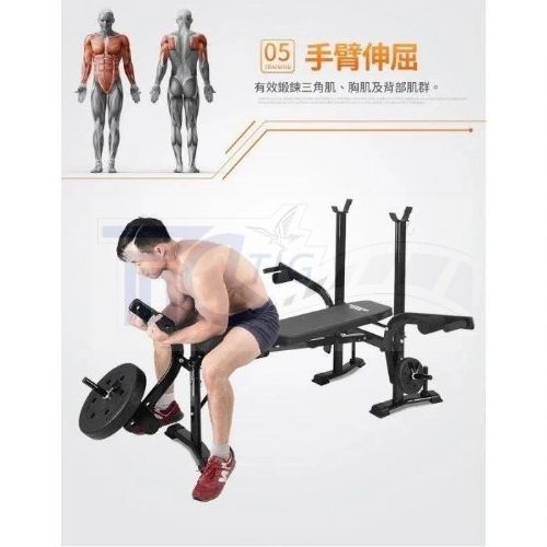 TIG啟思工業 舉重床/ 舉重椅/啞鈴椅/啞鈴/槓片 另售仰臥板 啞鈴 單槓 拳擊 滑板車 引體向上 跑步機 訓練台 拉筋板