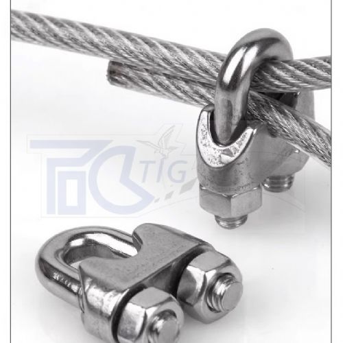 TIG 啟思工業 白鐵鋼索夾 304鋼夾 鋼夾 另售:白鐵鋼索 包膠鋼索 白鐵伸縮器 白鐵吊環 吊帽