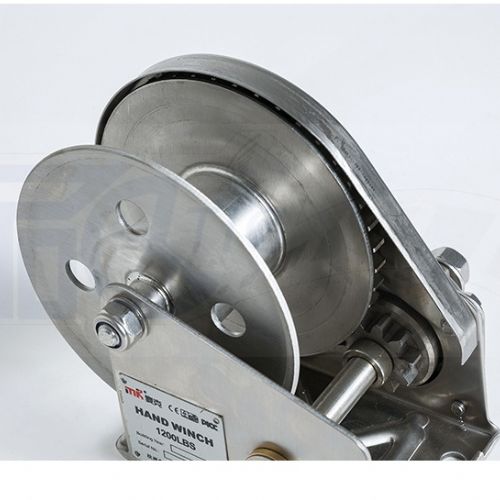 TIG啟思工業 白鐵捲揚機 (自動剎車) 不鏽鋼手搖捲揚機 手動捲揚機 另售 拖板車/升降台車/堆高機/