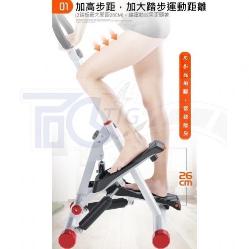 TIG啟思工業-新型折疊靜音踏步機/登山機/復健/啞鈴椅/啞鈴/復健機/健身車/跑步機/腳踏車/訓練台/康復/運動思工業
