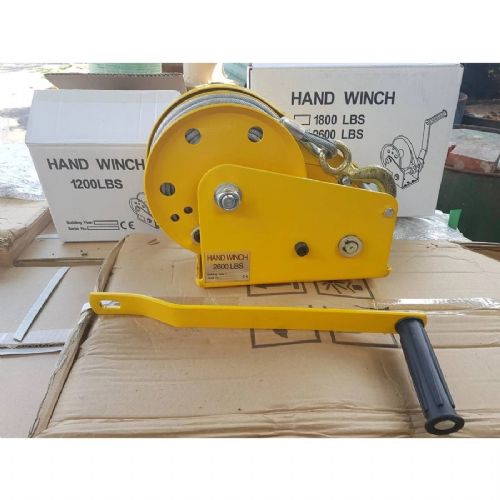 TIG啟思工業起重 1200LBS-2600LBS/手搖捲揚機(附煞車)/絞盤/捲揚機/手搖吊車/鋼索