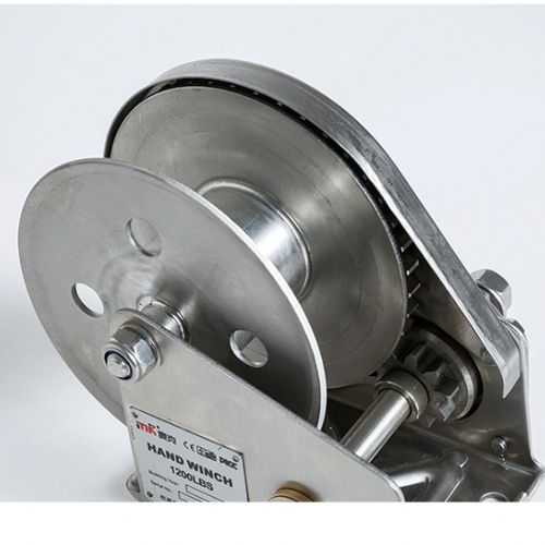 TIG啟思工業 白鐵捲揚機 (自動剎車) 不鏽鋼手搖捲揚機 手動捲揚機 另售 拖板車/升降台車/堆高機/