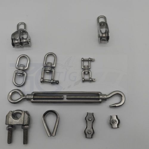 TIG啟思工業 鍍鋅鋼索/不鍍鋅鋼索/包膠鋼索/304 316鋼索/鋼索加工/不銹鋼配件/PVC PE 尼龍鋼索