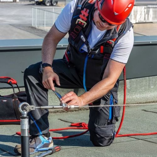 TIG 啟思工業】(附發票)水平安全母索/高拉力索/垂直母索/安全帶/輔助欄杆/緩衝包/高空作業/安全母索