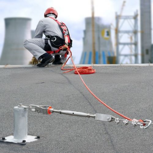 TIG 啟思工業】(附發票)水平安全母索/高拉力索/垂直母索/安全帶/輔助欄杆/緩衝包/高空作業/安全母索