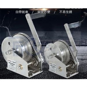 TIG啟思工業 白鐵捲揚機 (自動剎車) 不鏽鋼手搖捲揚機 手動捲揚機 另售 拖板車/升降台車/堆高機/