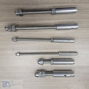 TIG啟思工業/樓梯鋼索配件/欄杆配件/不銹鋼護欄/鋼索末端配件/各類不銹鋼配件