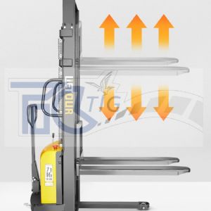 TIG啟思工業 電動堆高機/堆高機/半電動堆高機 1000KG 充電110V 另售 升降台車 捲揚機 吊車
