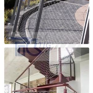 TIG啟思工業 不銹鋼索網/鋼索網/植生網/欄杆護網/鋼索菱形網/不銹鋼鎖扣/護欄鋼索網/