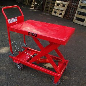 腳踏式油壓昇降台車
