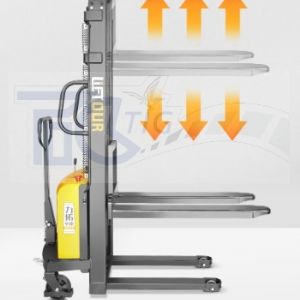 TIG啟思工業 電動堆高機/堆高機/半電動堆高機 1000KG 充電110V 另售 升降台車 捲揚機 吊車