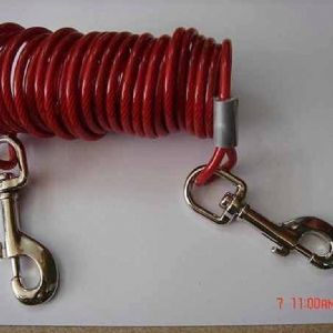 TIG 啟思工業 方便狗狗顧家和運動的狗鍊,鋼索製造,附鉤頭固定狗狗活動範圍