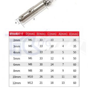 TIG啟思工業 /鋼索欄杆配件/不鏽鋼欄杆/植生網/鋼索/ 欄杆/護欄/不銹鋼螺紋端子/景觀設計/ 護欄/綠不鏽鋼欄杆/