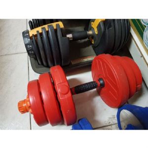 20KG-40KG包膠啞鈴(全紅)
