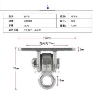 TIG 啟思起重系列 吊環: 戶外秋千 鞦韆 吊床 沙袋 吊椅 攀爬網配件 戶外運動設施配件