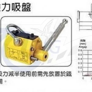 TIG 啟思工業 起重系列 DINO 磁性吸盤/永磁吸盤/吊盤/開關式吸盤/磁鐵/鋼索/開關式永久磁性吊盤/強力