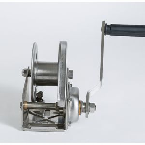 TIG啟思工業 白鐵捲揚機 (自動剎車) 不鏽鋼手搖捲揚機 手動捲揚機 另售 拖板車/升降台車/堆高機/