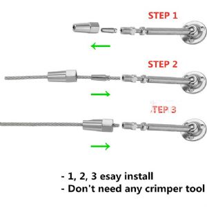 TIG啟思工業 景觀護欄/鋼索欄杆/植生網/鋼索/ 欄杆/護欄/不銹鋼螺紋端子/景觀設計/ 護欄/綠化