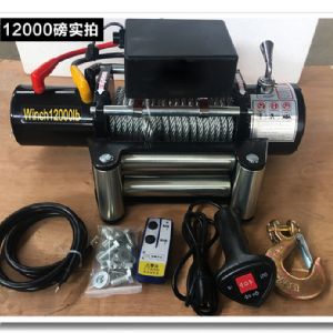 【TIG 啟思工業(附發票) 絞盤 捲揚機 吊車 DC12V,1500磅-16800磅絞盤/車用絞盤//鋼索式/捲揚機
