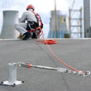 TIG 啟思工業】(附發票)水平安全母索/高拉力索/垂直母索/安全帶/輔助欄杆/緩衝包/高空作業/安全母索