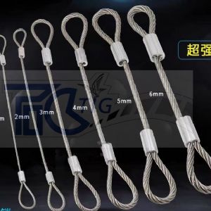 TIG啟思工業 鋼索鋁束加工/不銹鋼索/末端加工/鋼索各列加工/包膠鋼索/端子加工